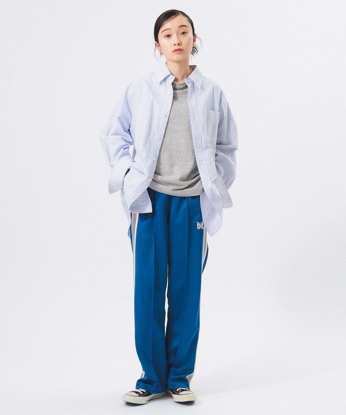 BEAMS BOY（ビームス ボーイ）【別注】NEEDLES / Long Zip Track Pants（パンツ スポーツパンツ）通販｜BEAMS