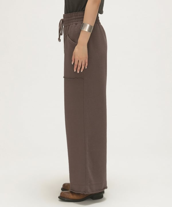 BEAMS BOY BEAMS BOY maturely / hem cut-off flare jersey