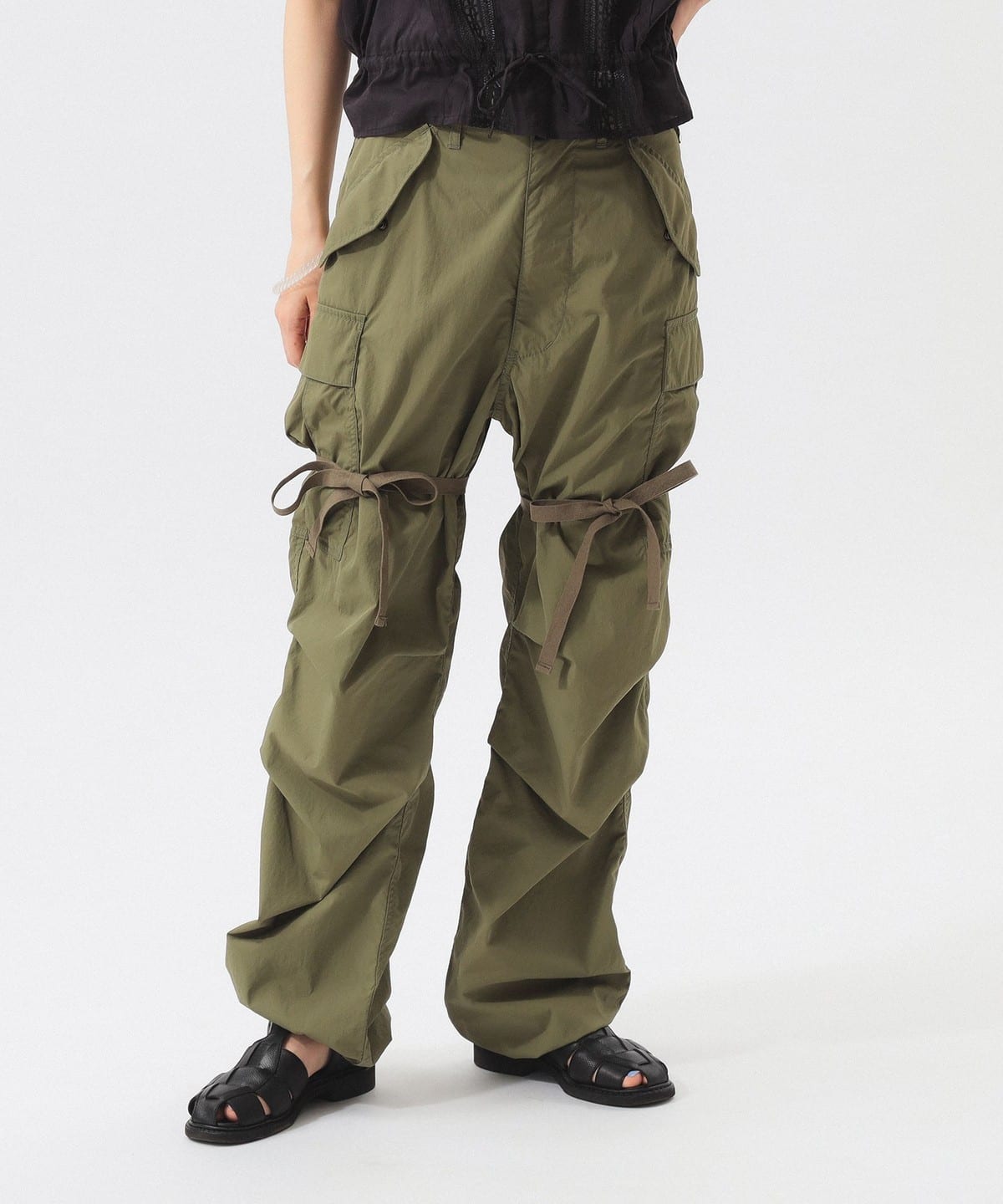 ナイロン ポプリン M-65 パンツ パンツ WOMEN OLIVE 0 ナイロン ポプリン M-65 パンツ パンツ WOMEN OLIVE 0