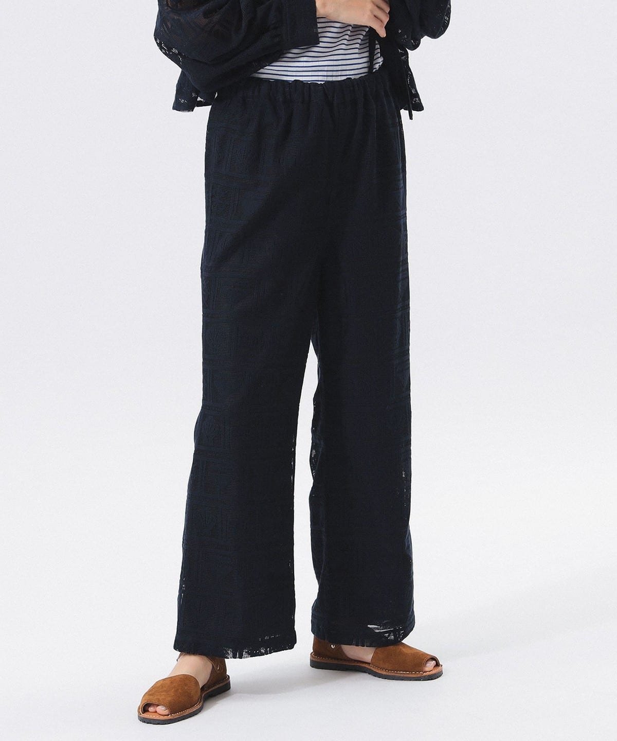 ボーイ マリン レース パンツ パンツ WOMEN NAVY ONE SIZE ボーイ マリン レース パンツ パンツ WOMEN NAVY ONE SIZE