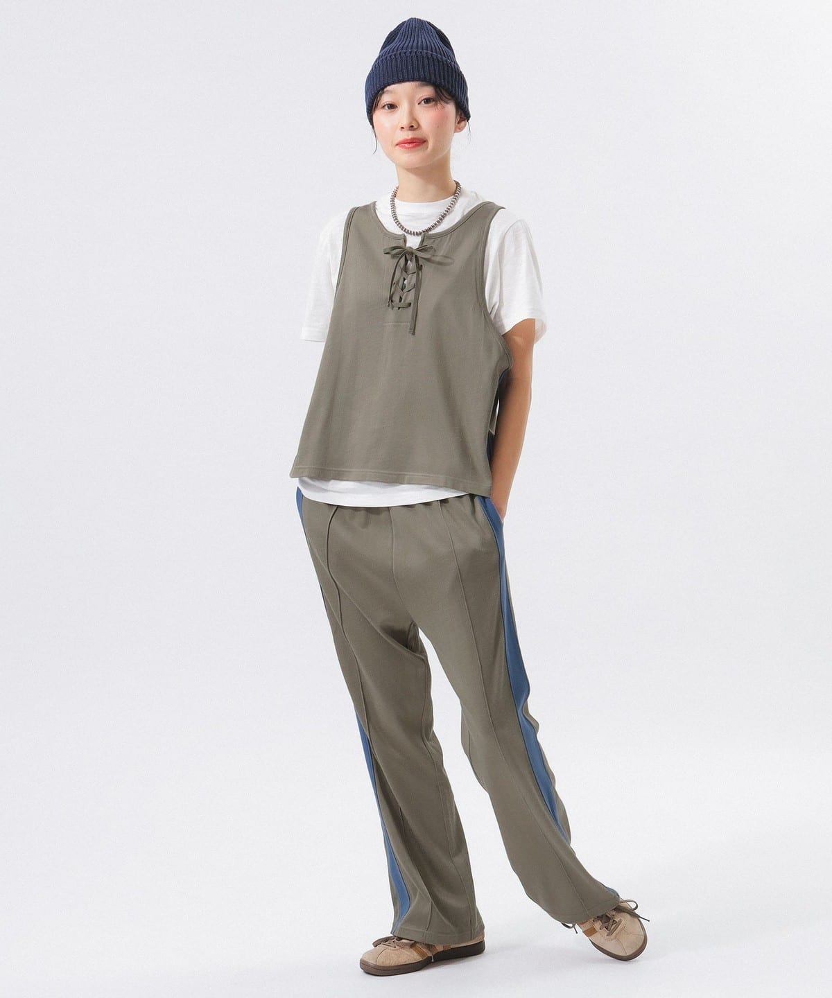 BEAMS BOY BEAMS BOY Side Line Easy Pants (pants, casual