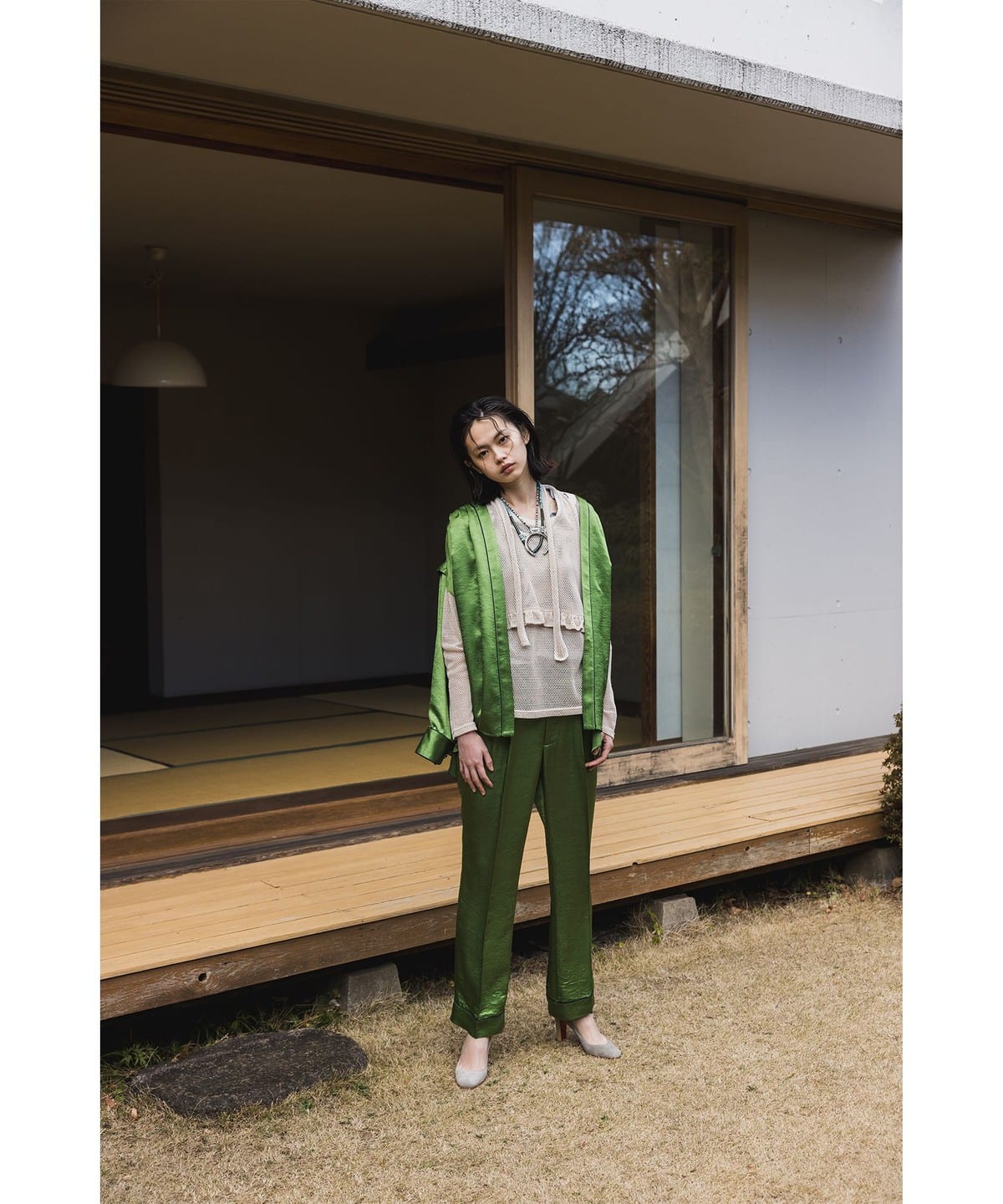 BEAMS JAPAN（ビームス ジャパン）〈WOMEN〉パイピング パンツ