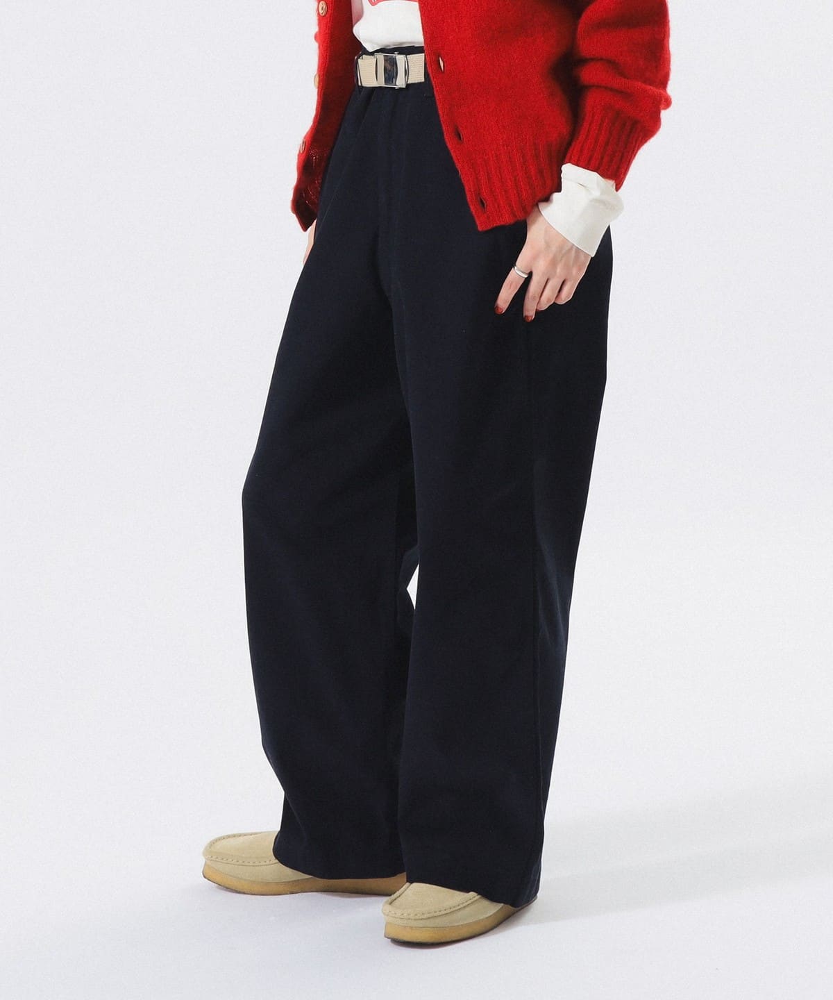 ワイド チノ パンツ パンツ WOMEN NAVY 1 ワイド チノ パンツ パンツ WOMEN NAVY 1