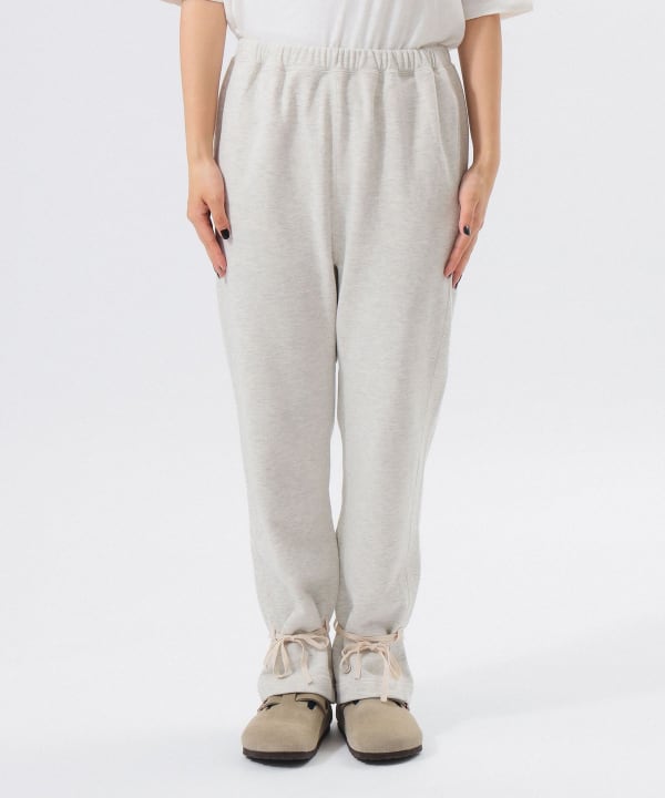 BEAMS BOY ヘム アレンジ スウェット パンツ レッド ボールド BEAMS BOY（ビームス ボーイ）ヘム アレンジ スウェット パンツ