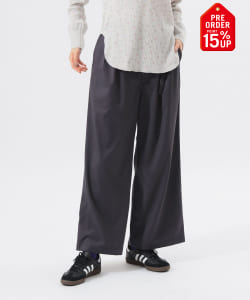 【+15%ポイントUP】【別注】Gramicci / 2プリーツ ワイド スラックス 25FW