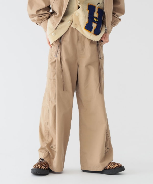 2025高い素材  BEAMS BOY（ビームス ボーイ）maturely / コットン シルク パンツ