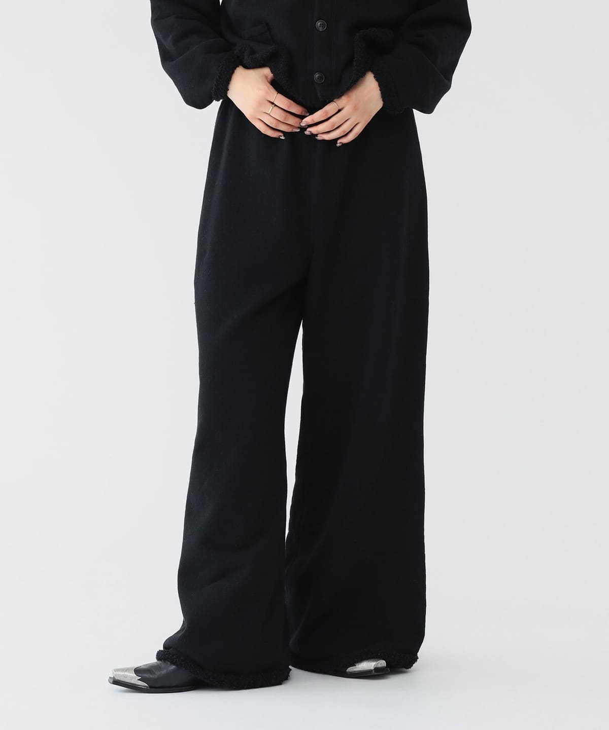 BEAMS BOY（ビームス ボーイ）maturely / ワイド フレア ジャージー