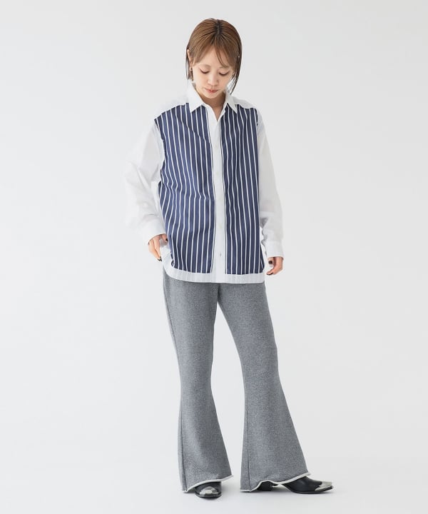 パンツ GLITTER SKIRPANTS BELPER BELPER(ベルパー)のGLITTER SKIRPANTS BLACK(パンツ)の通販