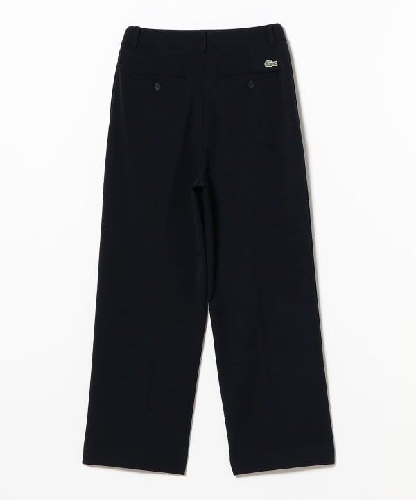 【別注】LACOSTE / コットン パンツ　ブラック　サイズ36 別注】LACOSTE / コットン パンツ ブラック サイズ36