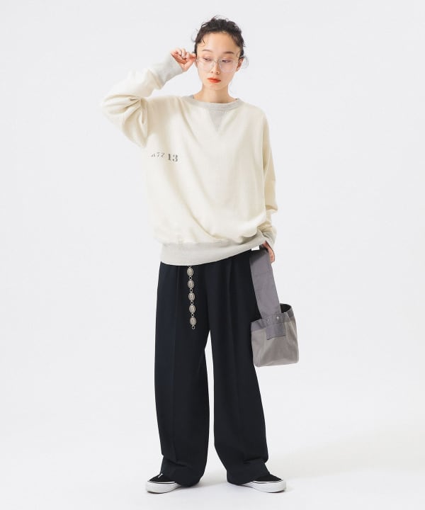 BEAMS BOY 【別注】LACOSTE / コットン パンツ　新品 BEAMS BOY（ビームス ボーイ）【別注】LACOSTE / コットン