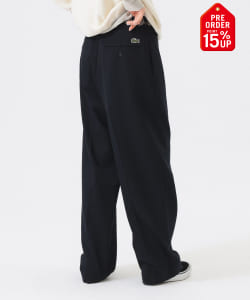 【+15%ポイントUP】【別注】LACOSTE / ワイド パンツ