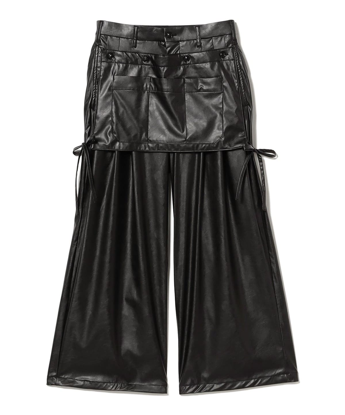 【7/3新規値下げ】AiE エーアイイー / Tucked Wide Apron Pant パンツ WOMEN BLACK XS 【7/3新規値下げ】AiE エーアイイー / Tucked Wide Apron Pant パンツ WOMEN BLACK XS