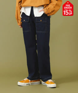 【+15%ポイントUP】デニム ブッシュ パンツ