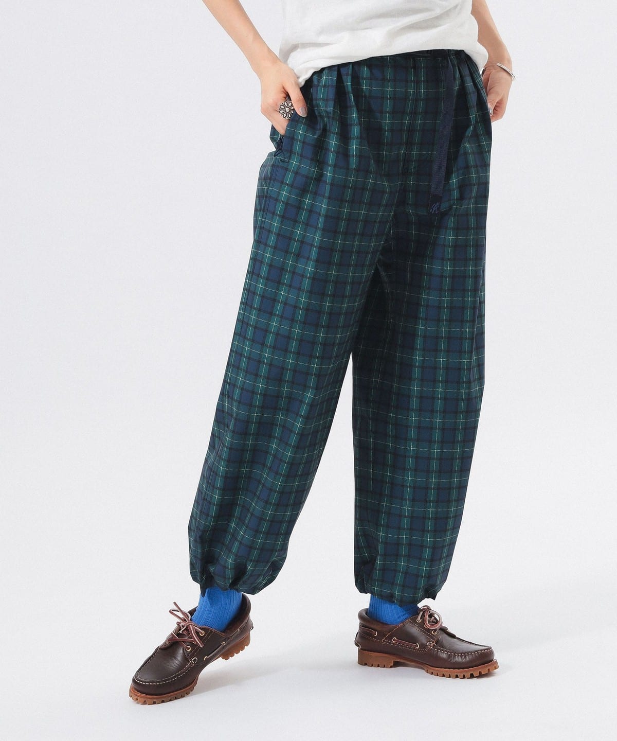 【別注】Gramicci / リップストップ スラックス パンツ WOMEN BLACKWATCJ ONE SIZE 【別注】Gramicci / リップストップ スラックス パンツ WOMEN BLACKWATCJ ONE SIZE
