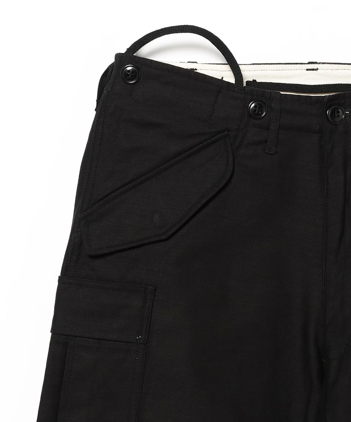 BEAMS BOY BEAMS BOY BUZZ RICKSON'S / BLACK M-51 TROUSERS (military