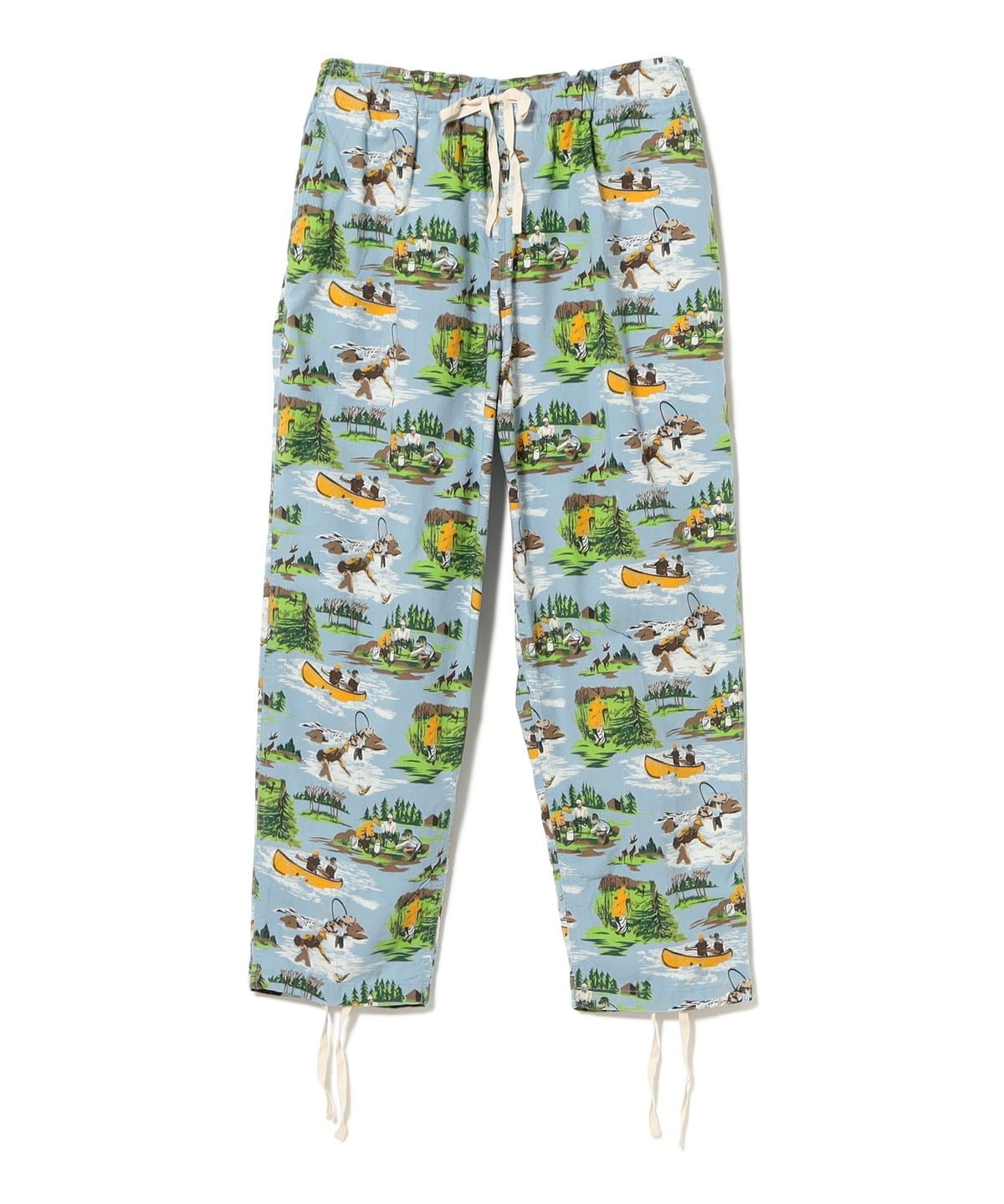 SOUTH2 WEST8 / String Cuff Balloon Pant-Flannel Print パンツ WOMEN SAX XS SOUTH2 WEST8 / String Cuff Balloon Pant-Flannel Print パンツ WOMEN SAX XS