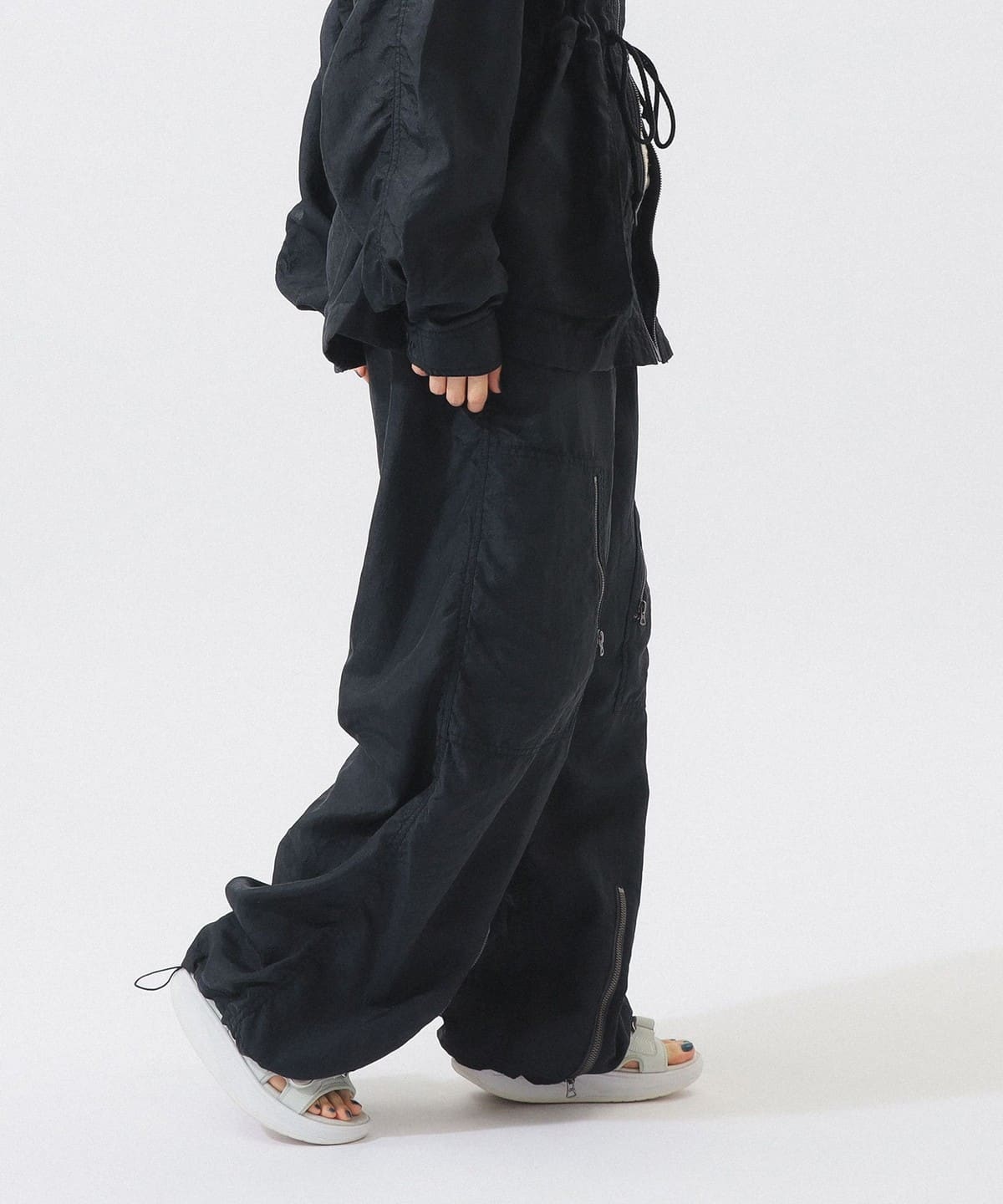 BEAMS BOY（ビームス ボーイ）ナイロン オックス ミリタリー パンツ