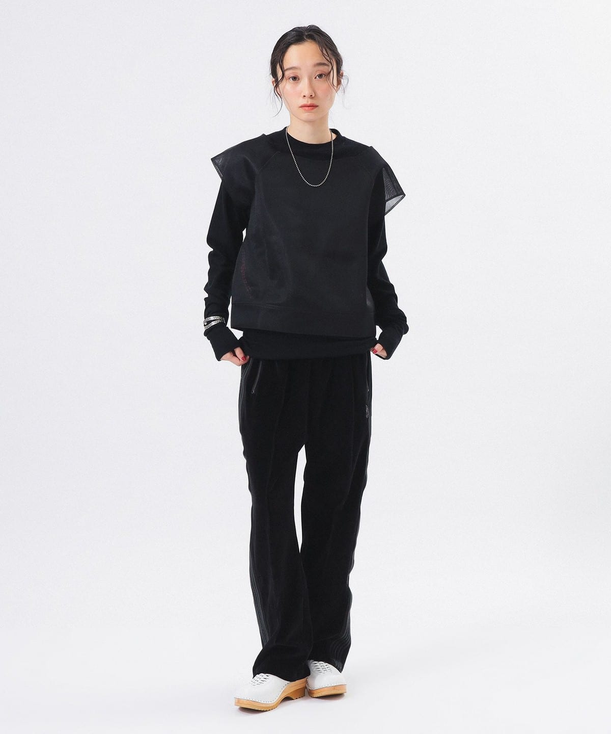 BEAMS JAPAN（ビームス ジャパン）【別注】NEEDLES / Velour Zip Track