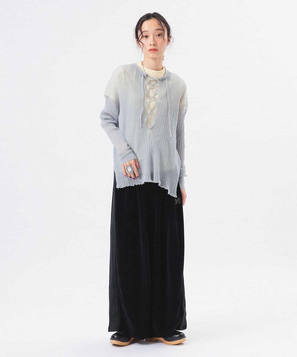 BEAMS JAPAN（ビームス ジャパン）【別注】NEEDLES / Velour H.D Pants