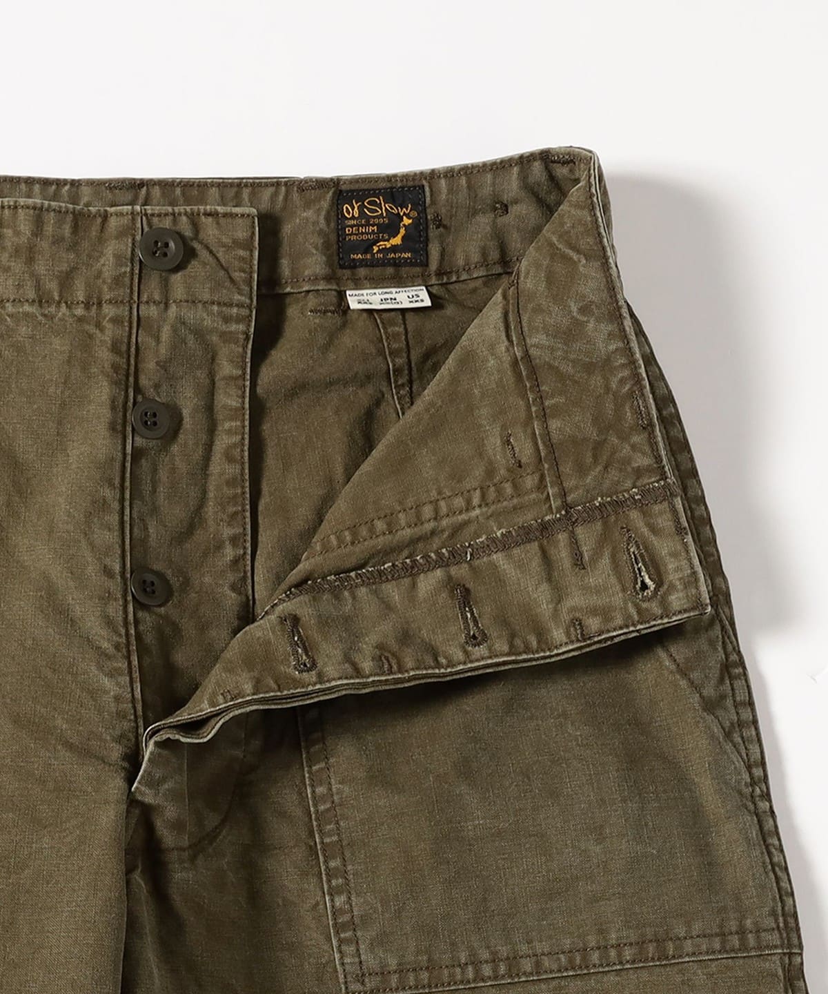 BEAMS BOY（BEAMS BOY）orSlow /夏季工裝褲（褲子，軍褲）線上商店 | BEAMS