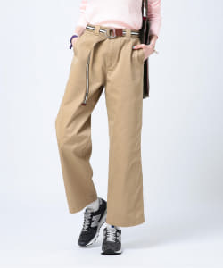 BEAMS BOY / ポリエステル コットン トラウザー パンツ
