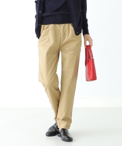 BEAMS BOY / ストレッチ チノペグトップ イージーパンツ