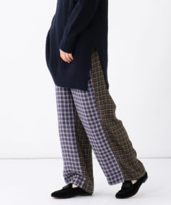 BEAMS BOY / テンセル 2トーン チェック イージーパンツ