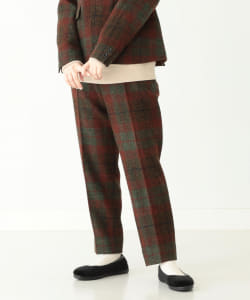 BEAMS BOY / ハリスツイード テーパードパンツ
