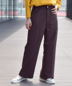 ＜WOMEN＞BEAMS JAPAN / 女裝 5口袋 前打摺 長褲