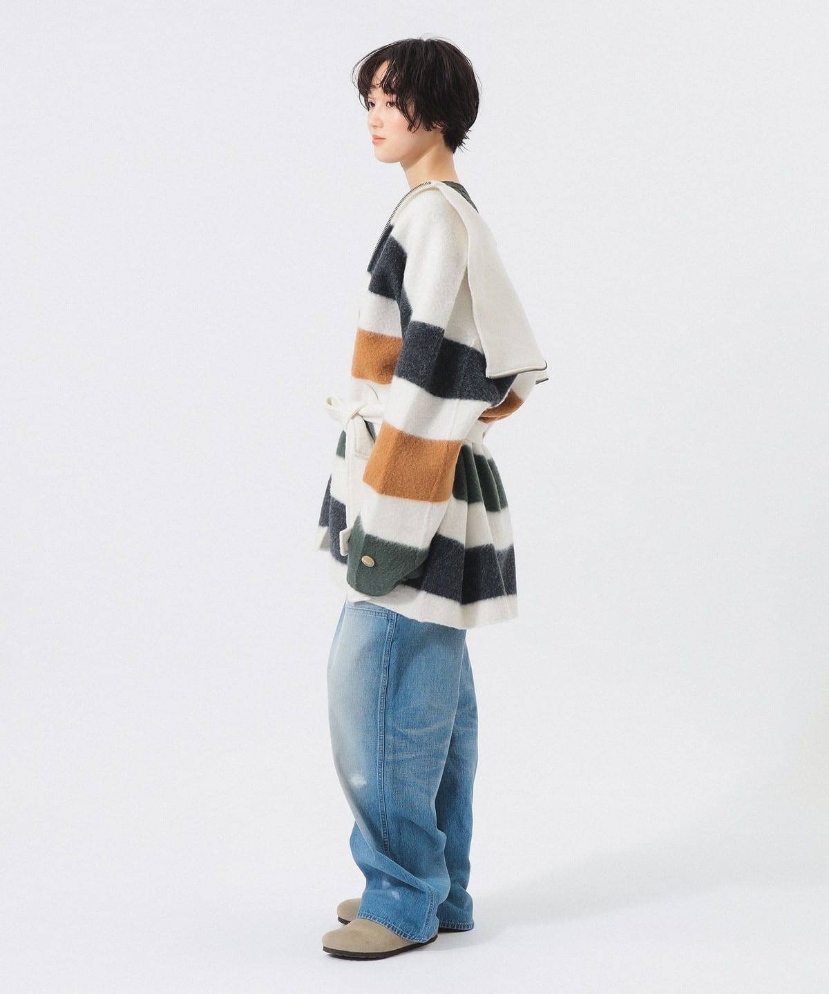 orSlow × BEAMS BOY ペイントデニムパンツ BEAMS BOY（ビームス ボーイ）ペイント デニム（パンツ デニムパンツ