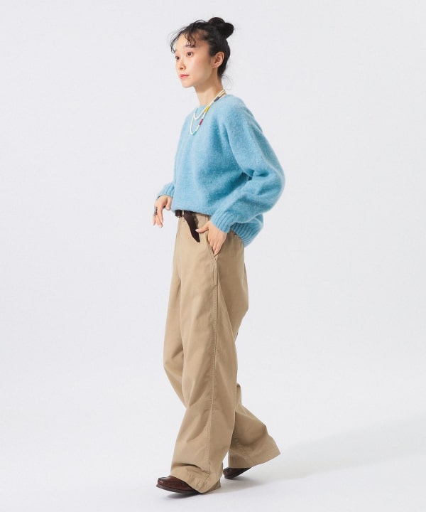 BEAMS BOY（ビームス ボーイ）ワイド チノ パンツ（パンツ チノパンツ