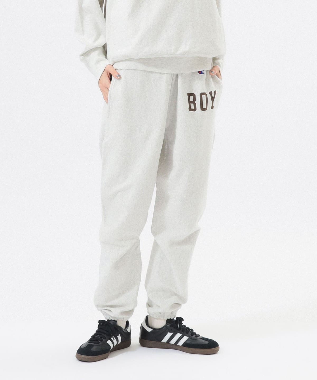 45) Champion×BEAMS BOY チャンピオン ビームスボーイ グレーリバース 