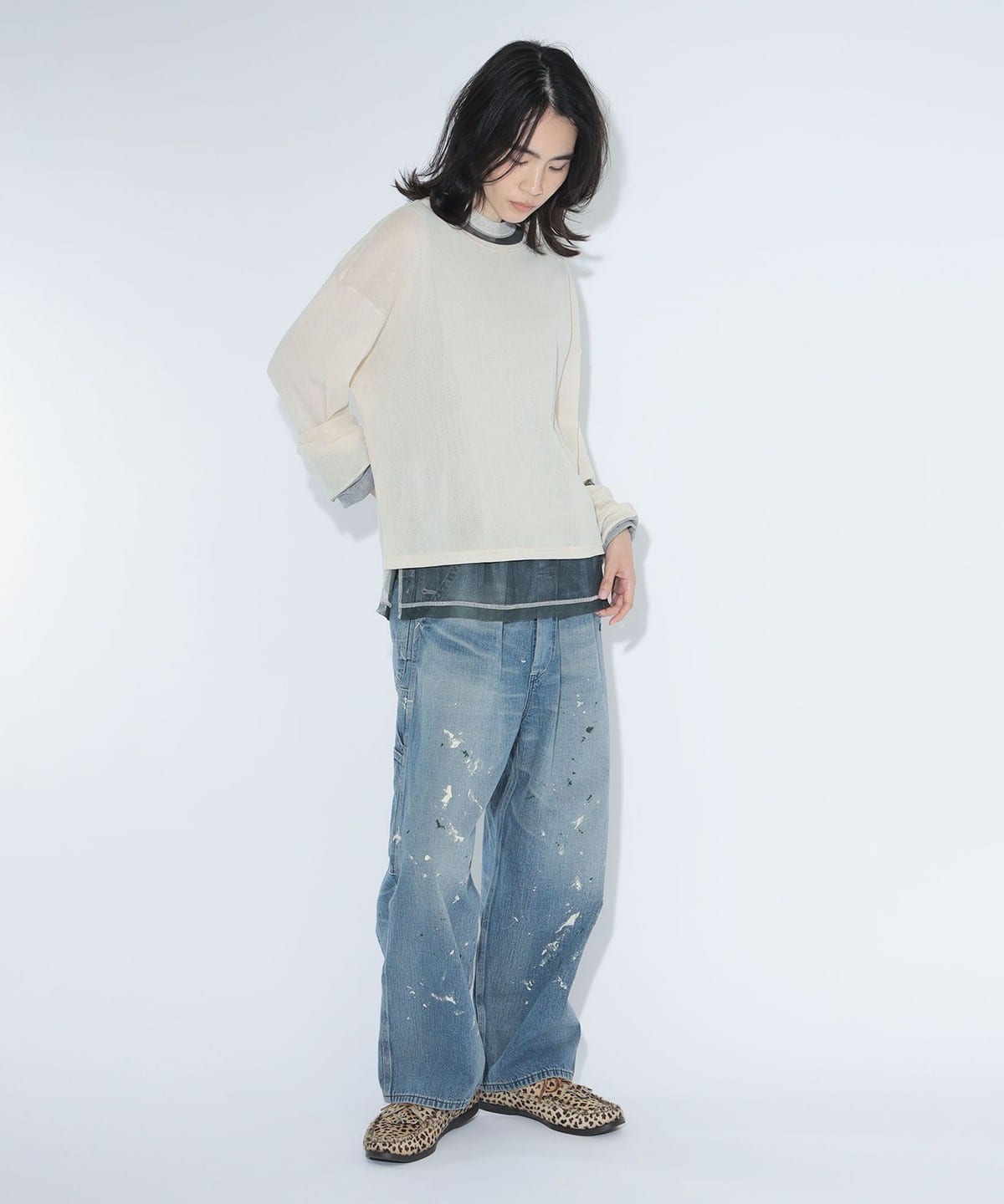 BEAMS BOY /maturely ×Lee別注ダメージリメイクデニム BEAMS BOY /maturely ×Lee別注ダメージリメイクデニム 【公式通販】