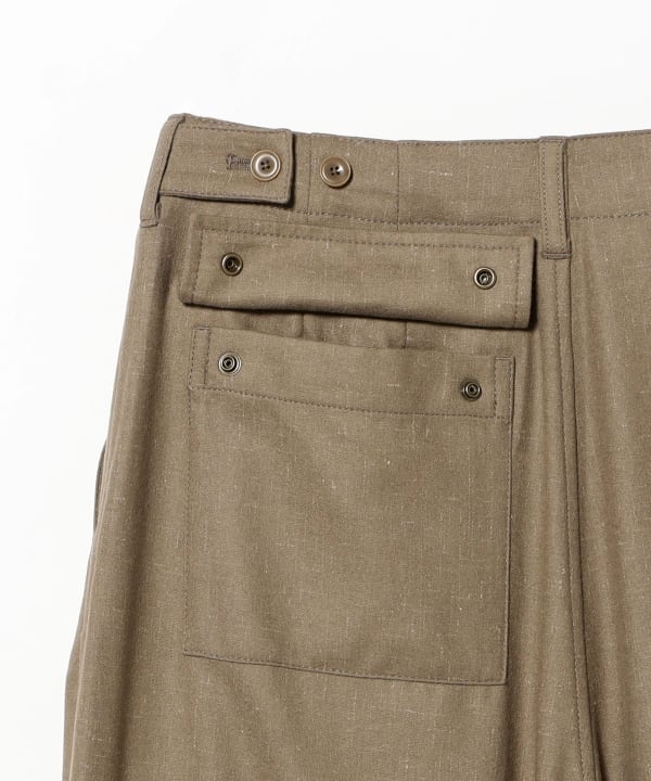 maturely / Linen Wool Military Pants