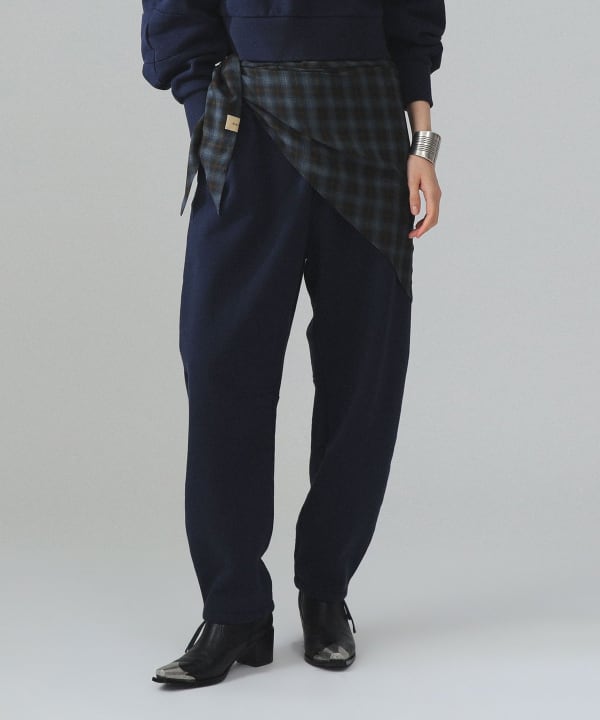 maturely / カーブ パンツ オーガニック コットン Model : H173 B77 W57 H82　Size : 1