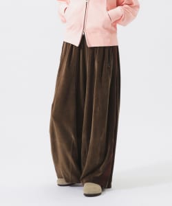 【別注】NEEDLES × BEAMS BOY / ベルベット ヒザデル トラックパンツ