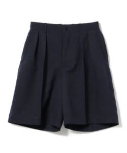 Scye / Polyester Pleated Shorts