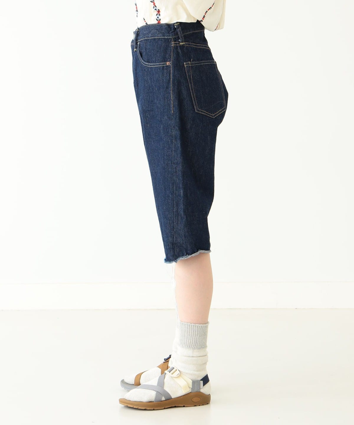 デニム/ジーンズbeams casual orslow denim shorts XL