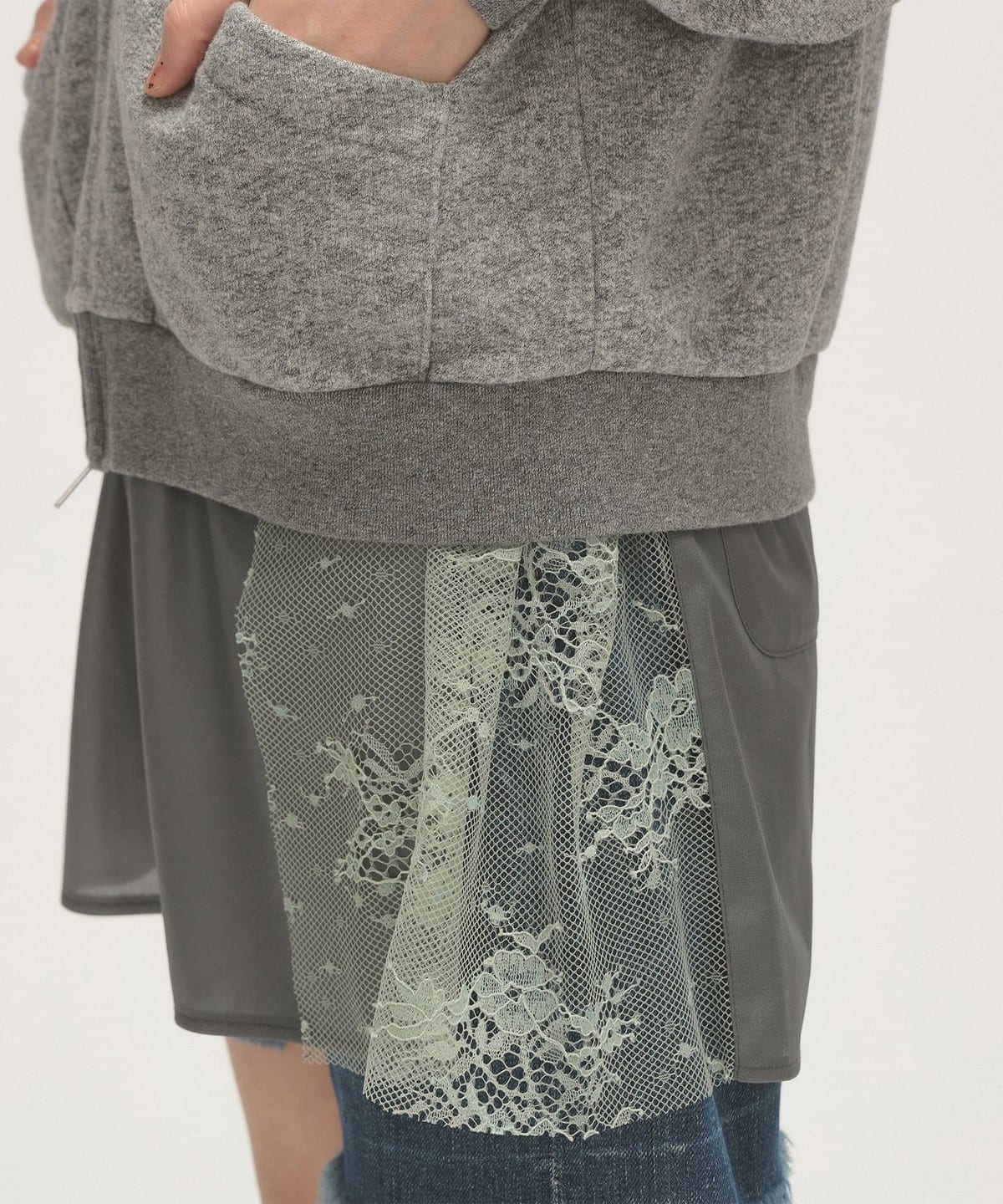 BEAMS BOY maturely / BEAMS BOY chiffon lace boxer (pants
