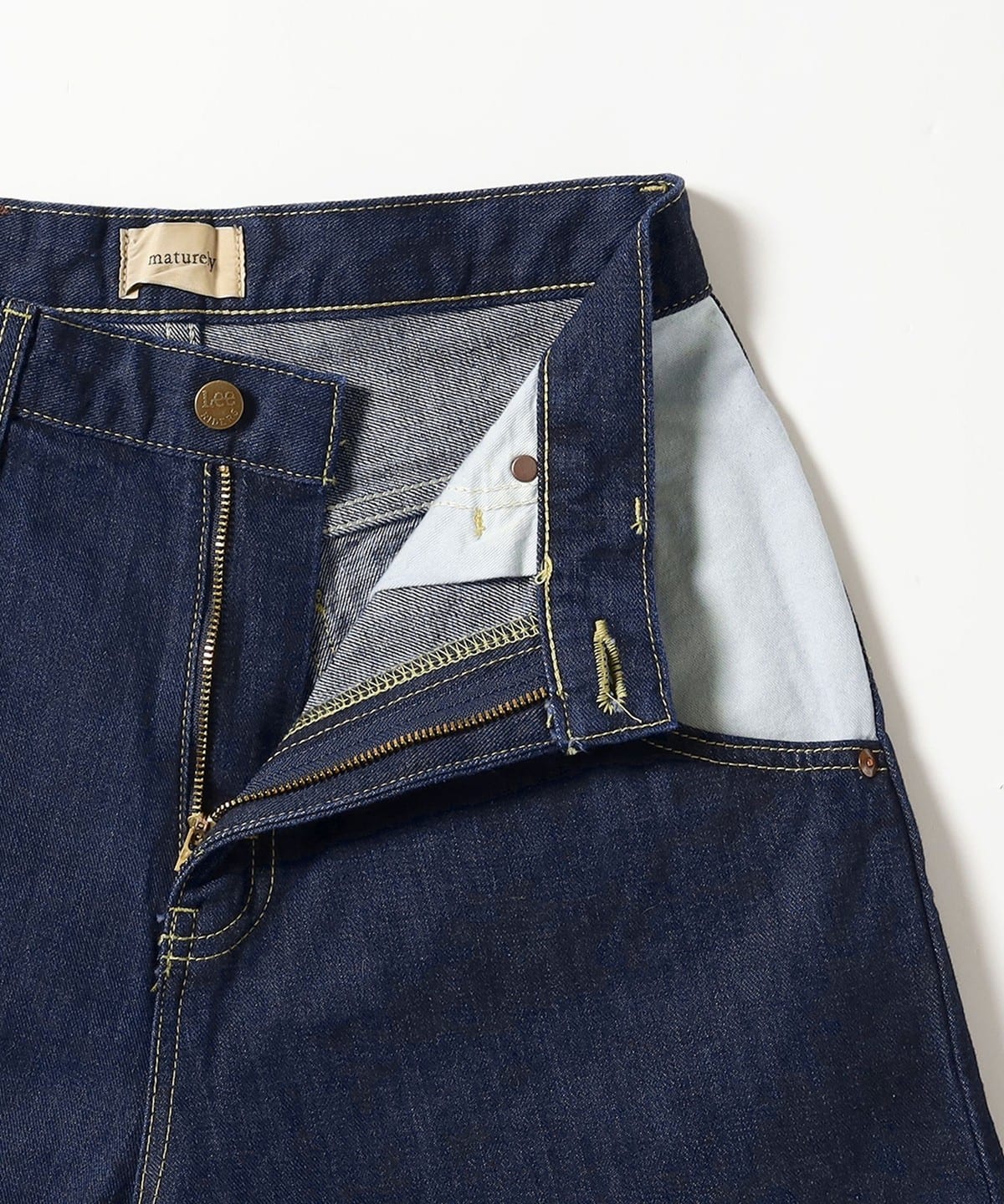 【別注】Lee × maturely / カット オフ ワイド ショートパンツ BEAMS BOY（ビームス ボーイ）【別注】Lee × maturely / カット オフ