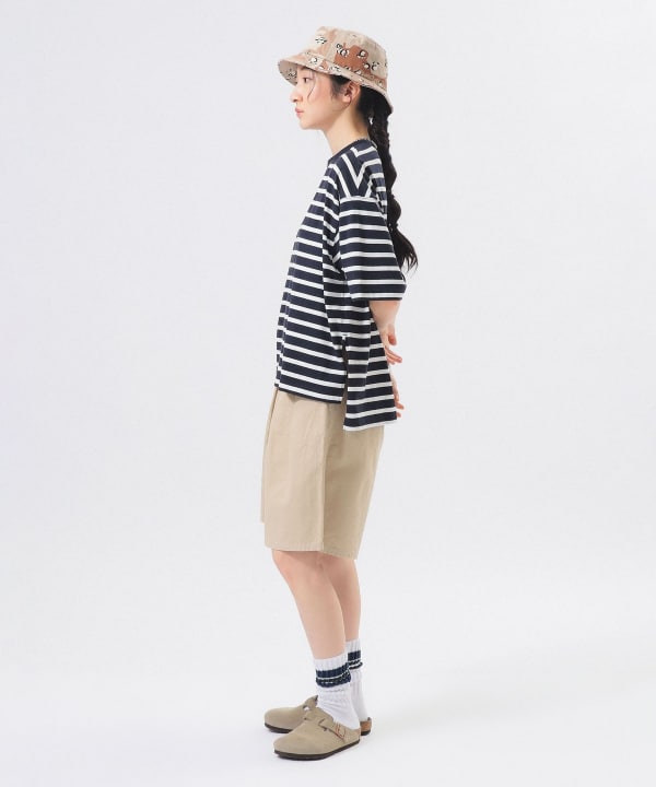 【別注】Gramicci / ツイル 2プリーツ ショーツ Model : H164 B72 W59 H85　Size : ONE SIZE