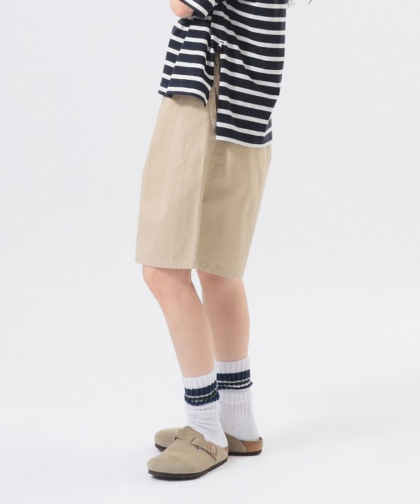 BEAMS BOY(ビームス ボーイ)【別注】Gramicci / ツイル 2プリーツ BEAMS BOY(ビームス ボーイ)【別注】Gramicci / ツイル 2プリーツ