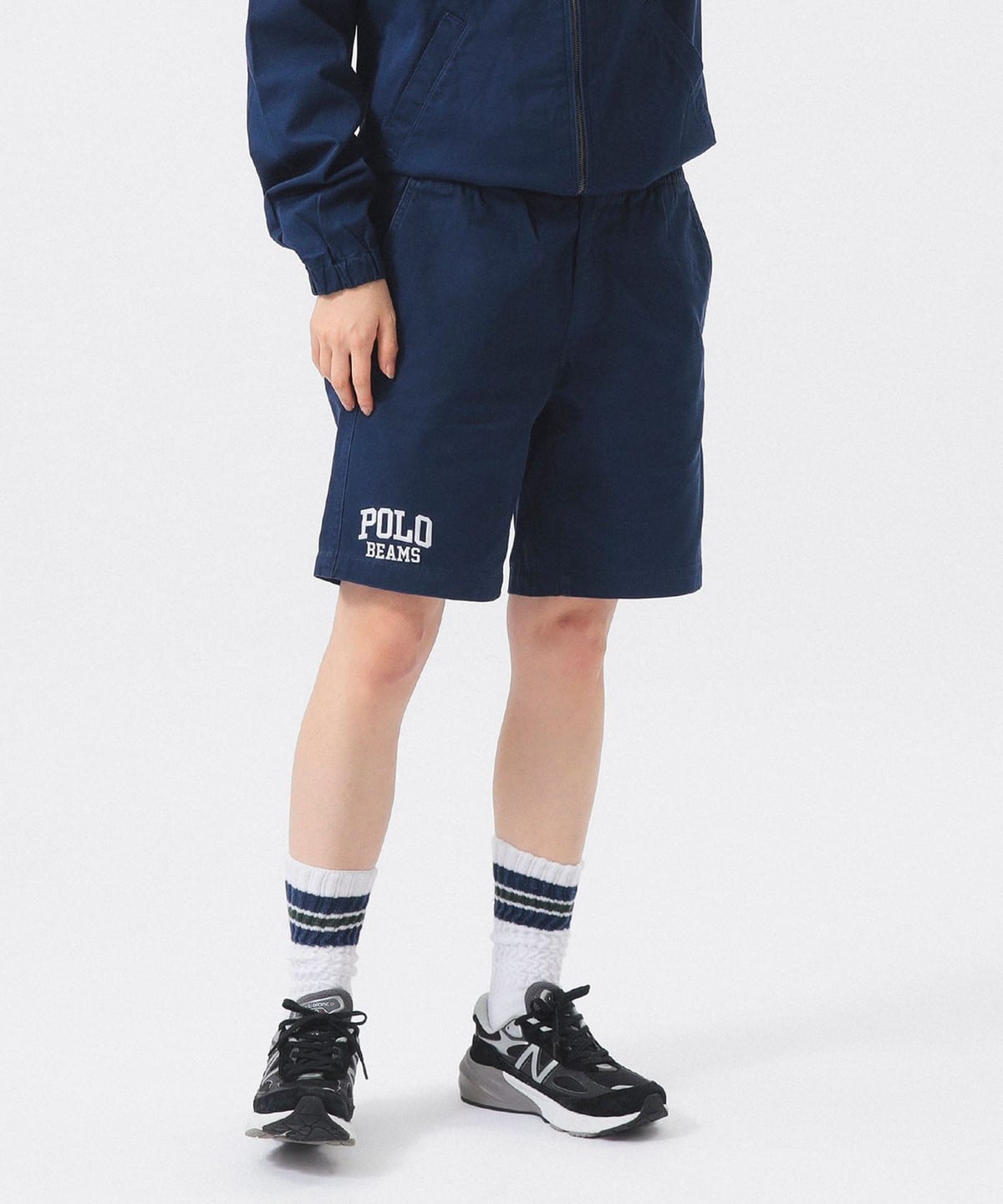新品 Beams × Polo Ralph Lauren ネイビーショートパンツ BEAMS BOY（ビームス ボーイ）【別注】POLO RALPH LAUREN / PREPSTER