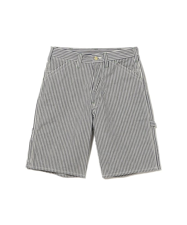 SUGER CANE / 11oz HICKORY STRIPE WORK SHORTS