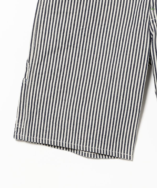 SUGER CANE / 11oz HICKORY STRIPE WORK SHORTS