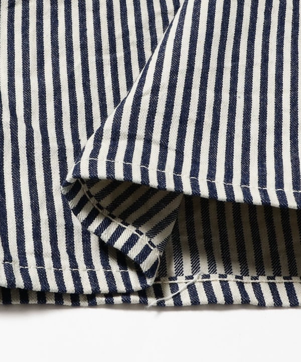 SUGER CANE / 11oz HICKORY STRIPE WORK SHORTS