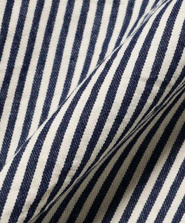 SUGER CANE / 11oz HICKORY STRIPE WORK SHORTS