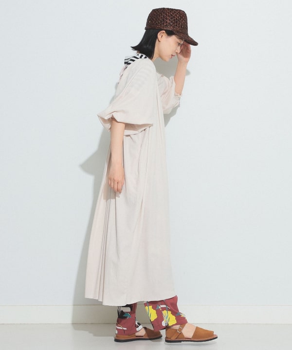 BEAMS COUTURE ロングシャツ　羽織　フリル　レース　vintagecelford