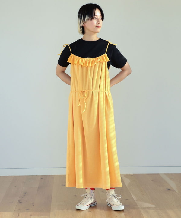 BEAMS BOY（ビームス ボーイ）パイル キャミ ワンピース（ワンピース