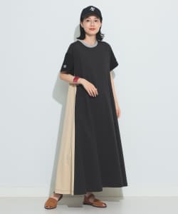 Champion × BEAMS BOY / 別注 ショートスリーブ Aライン ワンピース
